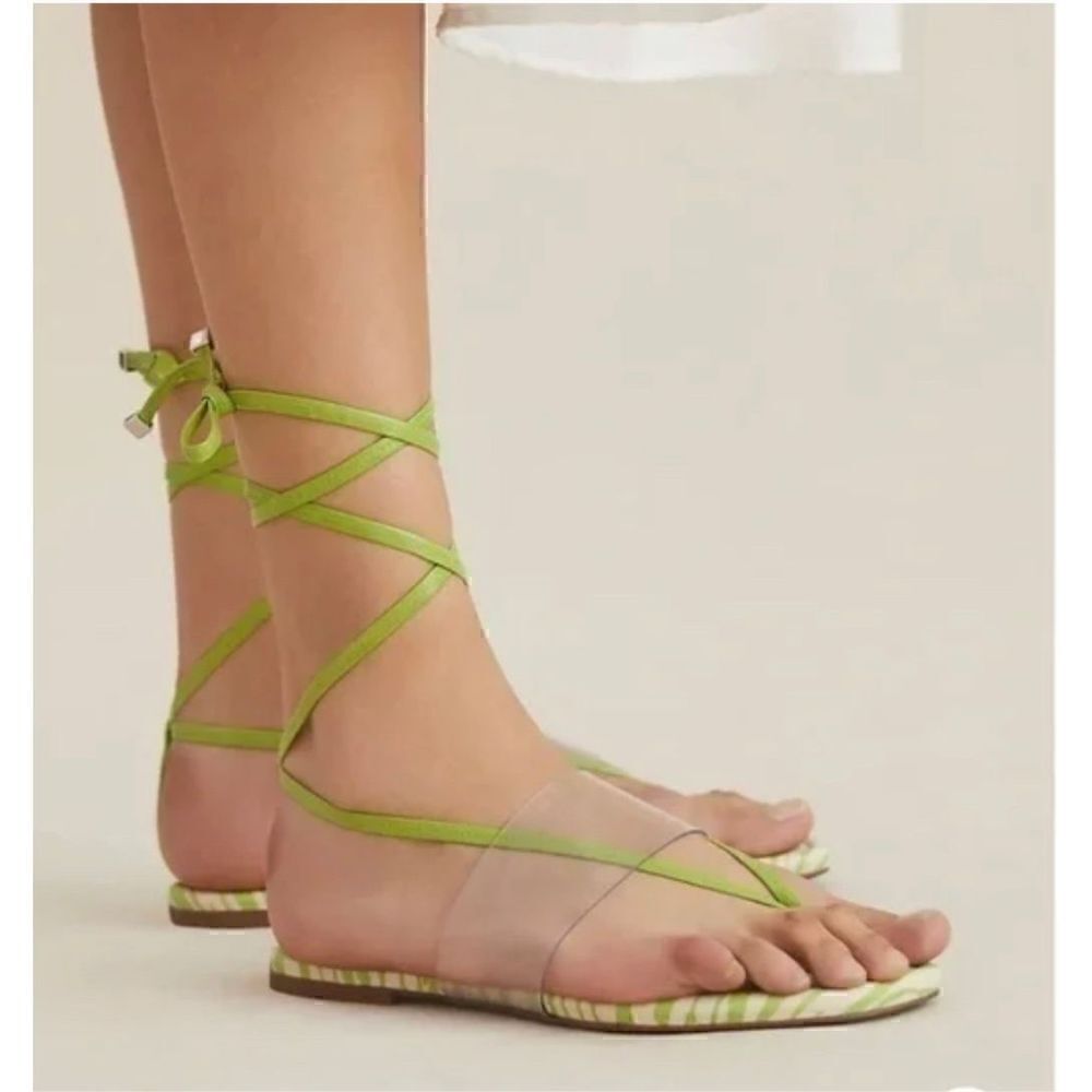 Anthropology, Vicenza Transparent Zebra Sandals